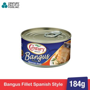 Century Gourmet Bangus Fillet Spanish Style 184g