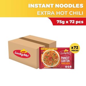 Lucky Me! Pancit Canton Extra Hot Chili 75g x 72